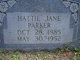 Hattie Jane <I>Vann</I> Parker
