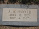  A. W. Howard