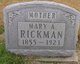  Mary Ann <I>Harper</I> Rickman