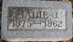  Sarah Jane “Sadie” <I>Jontz</I> Smith