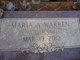  Maria A. Warren