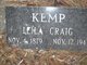  Leila <I>Craig</I> Kemp