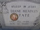  Diane <I>Headley</I> Tate