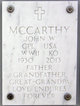  John W McCarthy
