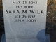  Sara May <I>Hubbard</I> Wilk