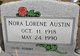  Nora Lorene <I>Thomas</I> Austin