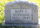  Mary Elizabeth <I>Kruse</I> Hustedde