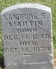  Landrine E Martin