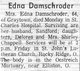  Edna Margarethe <I>Hageman</I> Damschroder