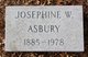  Josephine Paxton <I>Warren</I> Asbury