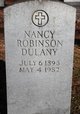  Nancy <I>Robinson</I> Dulany