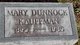  Mary <I>Dunnock</I> Kauffman