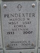  Harold W Pendexter