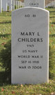  Mary Louise “Marilou” <I>Lemon</I> Childers