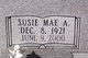  Susie Mae <I>Anderson</I> Friday