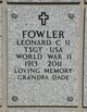 Leonard Clements Fowler II Photo