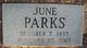 Carl J. “June” Parks Photo
