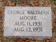  George Waldman Moore