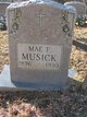 Mae F. Musick