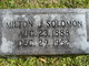  Milton Joseph Solomon