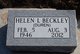  Helen Irene <I>Duren</I> Beckley