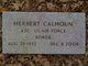  Herbert Calhoun