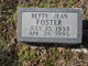  Betty Jean Foster