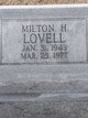  Milton H Lovell