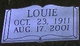  Louis Carl “Louie” Rubink