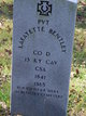 PVT Alexander Lafayette Bentley