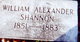  William Alexander Shannon