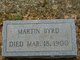  Martin Erastus Byrd