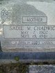  Sarah E. “Sadie” <I>Murphy</I> Chadwick