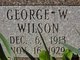  George Woodrow Wilson