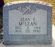  Jean Evelyn <I>Finnicum</I> McLean