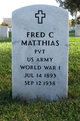  Fred C Matthias
