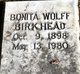  Bonita <I>Wolff</I> Birkhead