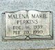  Malena Marie “Rickie” <I>Gore</I> Perkins