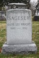  Katie Lee <I>Wright</I> Sageser