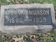  Mary Alverta <I>Wise</I> Munson