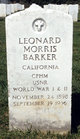  Leonard Morris Barker