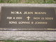  Nora Jean <I>Austin</I> Mann