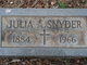  Julia A. Snyder