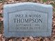  Inez R <I>Woods</I> Thompson