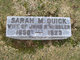  Sarah Margaret <I>Quick</I> Hibbler