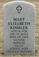  Mary Elizabeth <I>Garberich</I> Kimbler