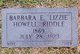  Barbara Elizabeth “Lizzie” <I>Howell</I> Riddle