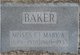  Mary Ann <I>Monroe</I> Baker
