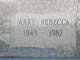  Mary Rebecca <I>Bright</I> Stanford