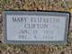  Mary Elizabeth <I>Chadwick</I> Clifton
